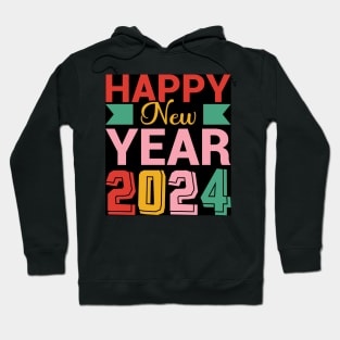 Happy New Year 2024 Hoodie